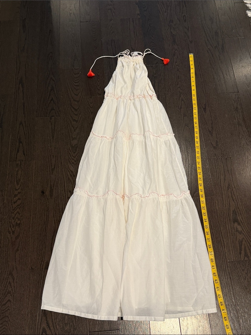 Club Monaco white cotton midi dress XS